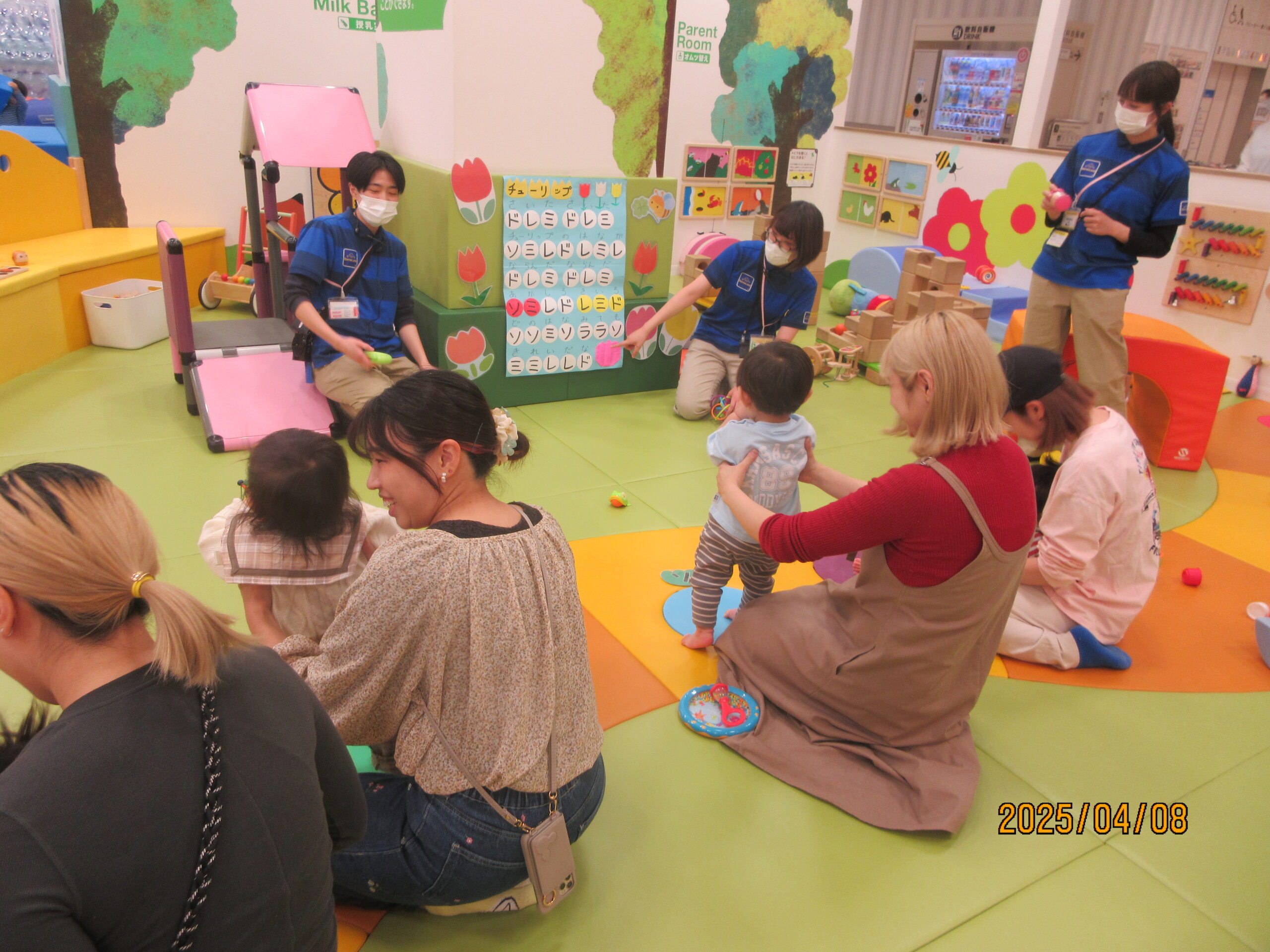赤ちゃんイベント♪カエルの合唱会