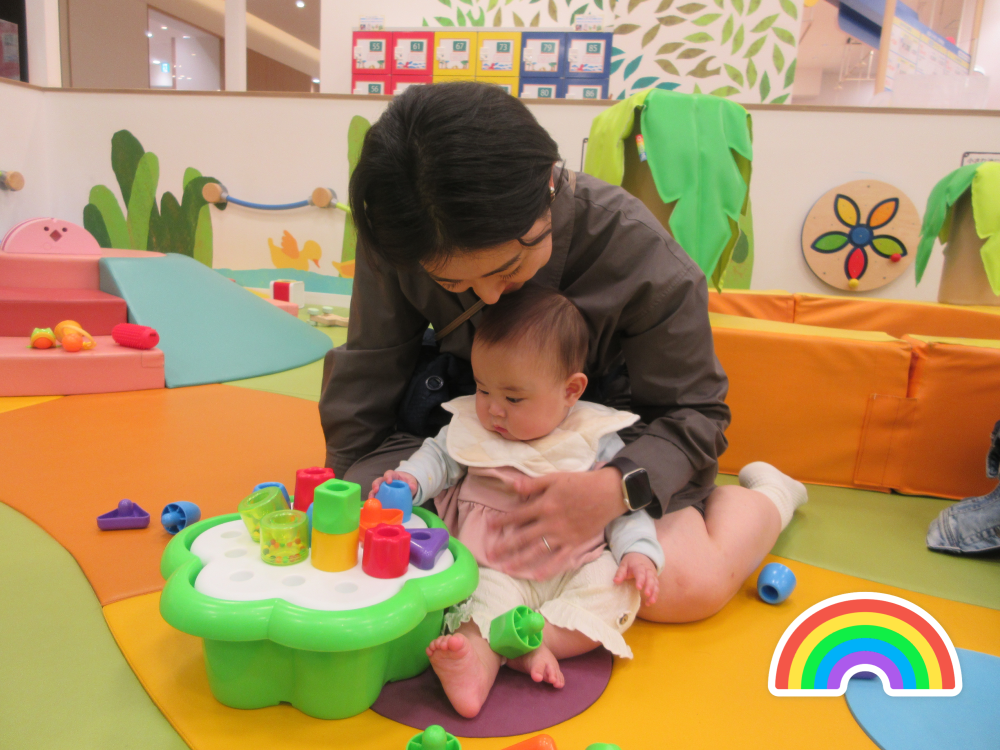 赤ちゃんイベント♪ブロックであそぼう