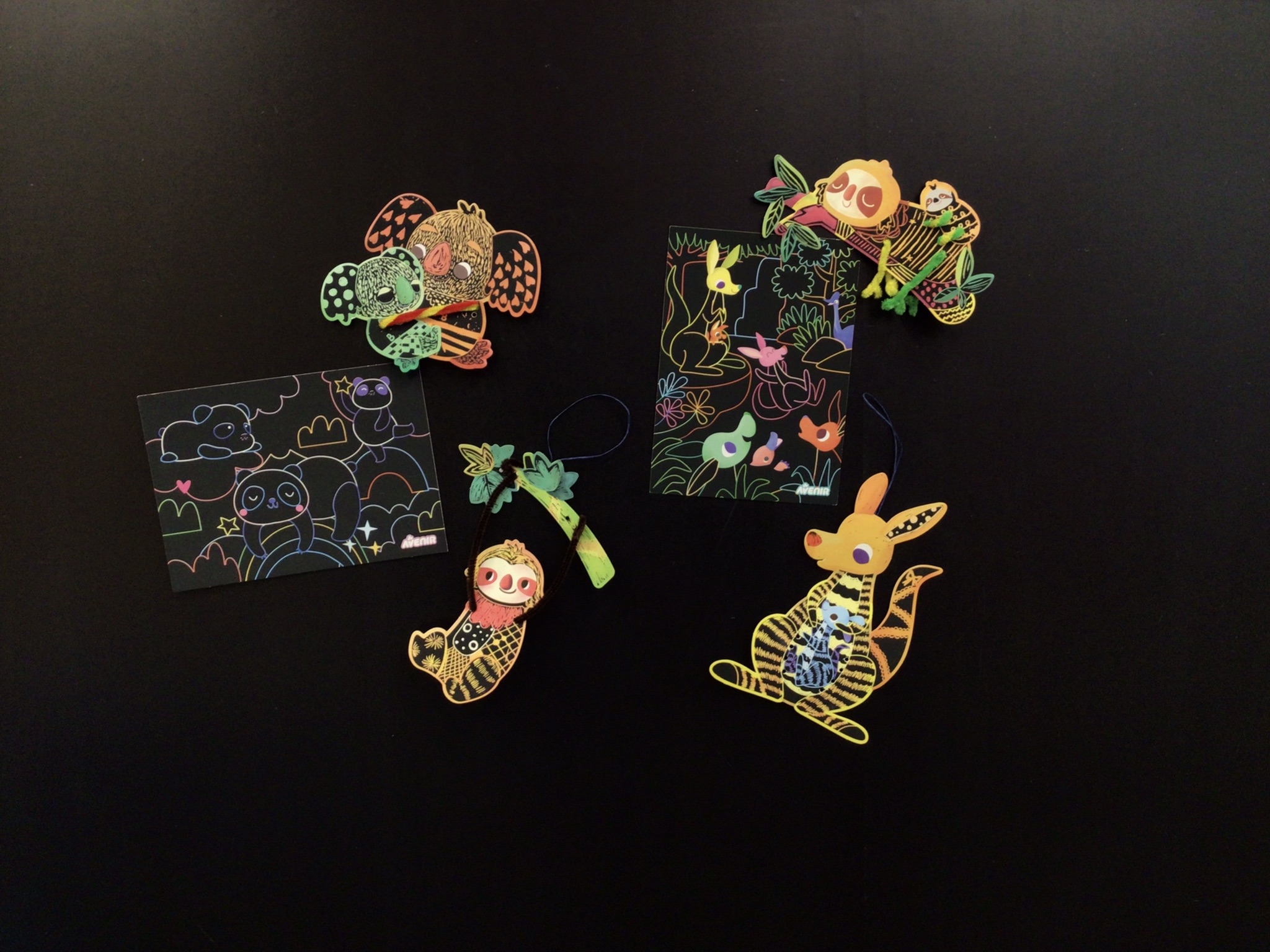 削って作ろう！スクラッチアート