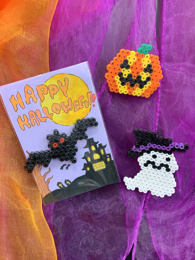 ハマビーズでハロウィンモチーフを作ろう