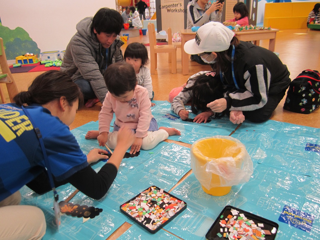 1月13日、14日の朝クラフトイベントの様子