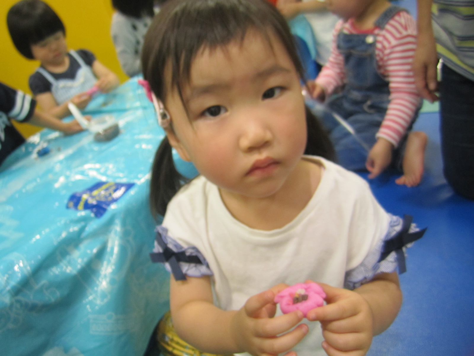 5月5日の朝のクラフトイベントの様子