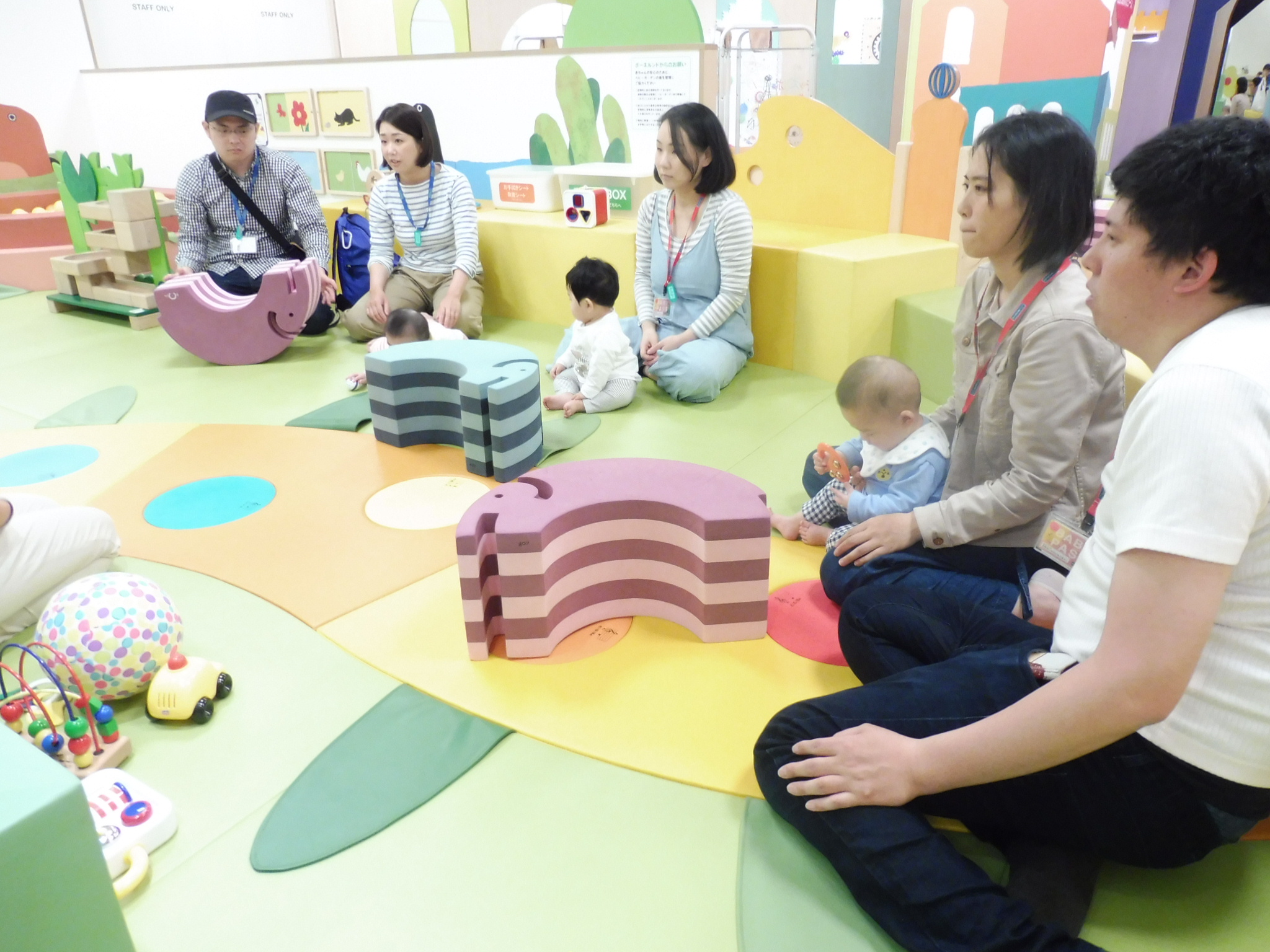 4月23日・25日の赤ちゃんの日の様子