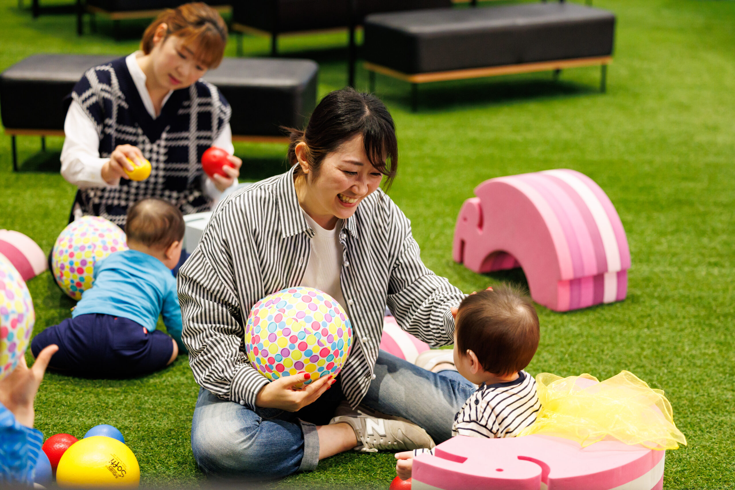 ベビー＆キッズ「BALL TIME」①6か月～1歳頃(歩く前)親子でふれ合う「ボールと感覚遊び」