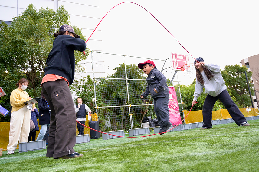 ダブルダッチ体験会～できた！の自信につながる～
