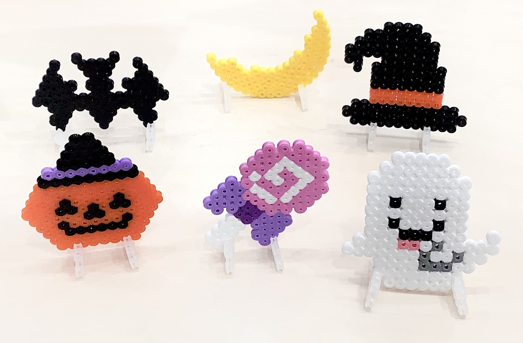アイロンビーズでハロウィンのかざりづくり