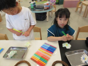 親子で楽しむ♪4月クラフト体験会の様子！