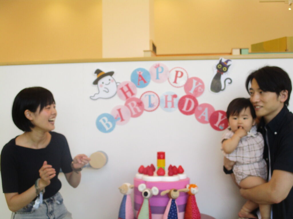 【イベント報告】10月15日(木)開催～1歳のお誕生日会～